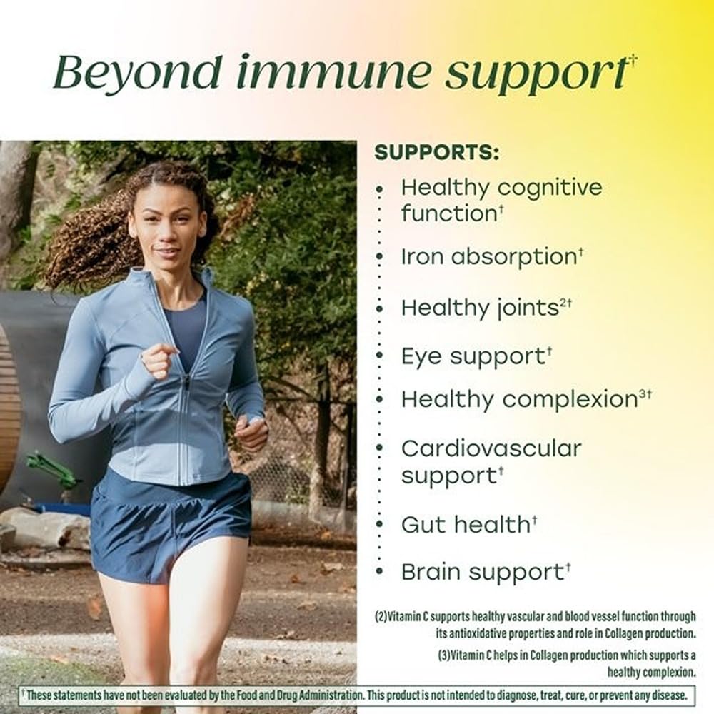 MegaFood Liposomal Vitamin C 1000mg Per Serving - Collagen Production & Immune Support Supplement - High Potency Formula - Superior Absorption & Gentle On Stomach - 120 Vitamin C Capsules, 60 Servings - Image 4
