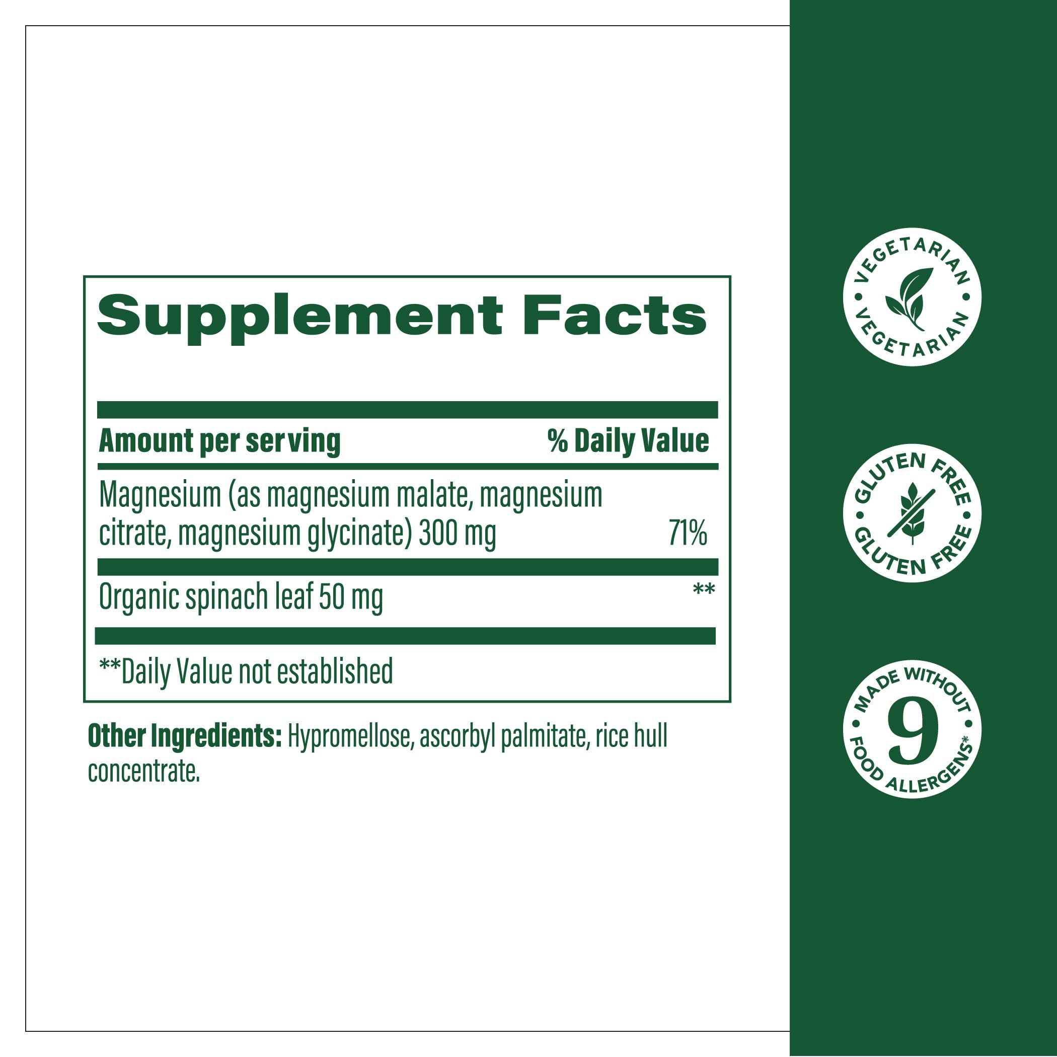 MegaFood Magnesium 300 mg (60 Capsules) & Omega-3 Fish Oil (90 Softgels) Bundle - Magnesium Glycinate, Citrate & Malate for Heart & Nerve Health - Fish Oil for Heart, Brain, Joint & Immune Support - Image 4